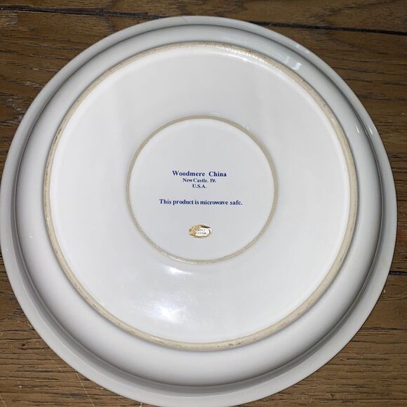 EAGLE BRAND Pie Plate Traditional Pumpkin Pie Recipe by Woodmere China 1999 - Picture 3 of 4